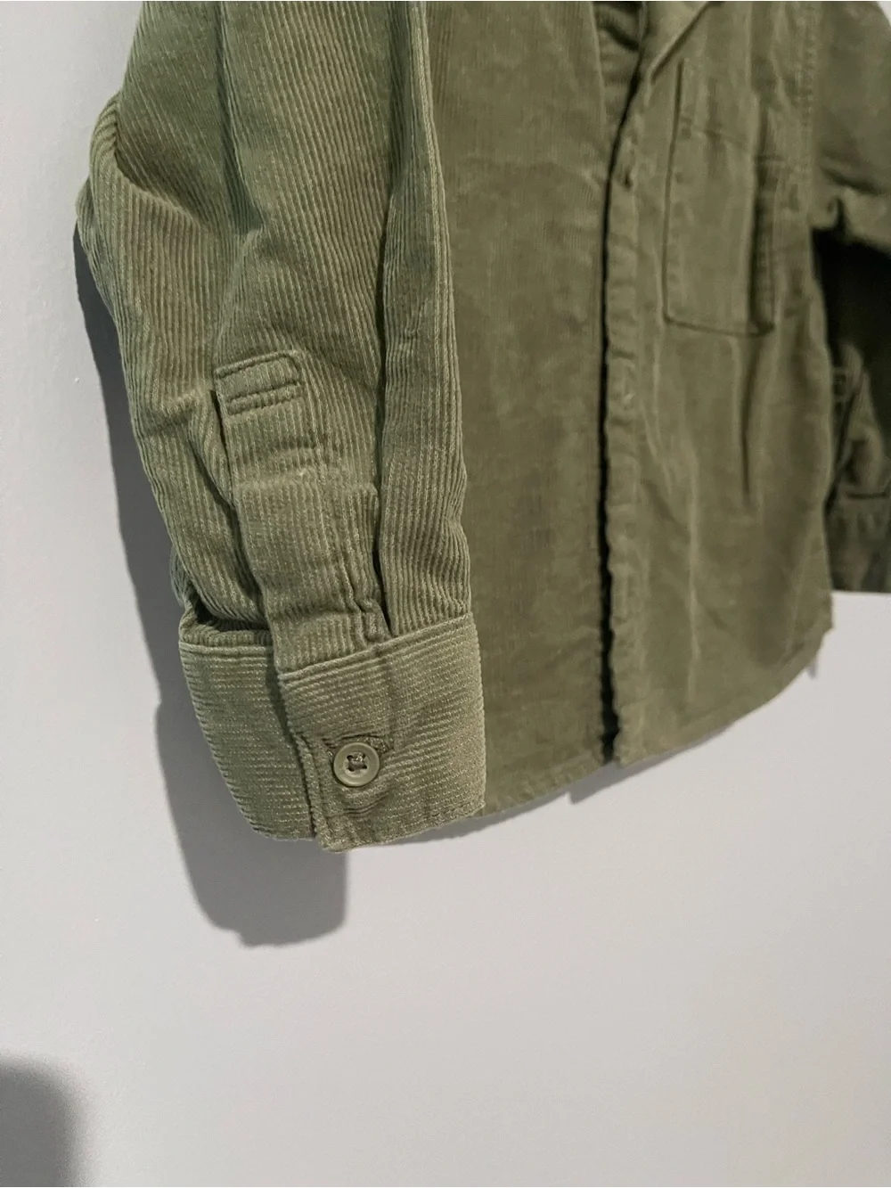 Olive Green Corduroy Shirt - H&M | 3T